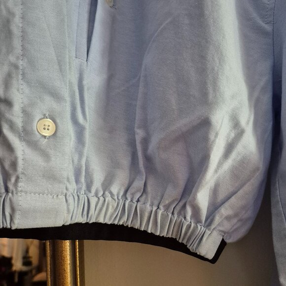 Zara Cropped Cotton Shirt Size M - Picture 5 of 6